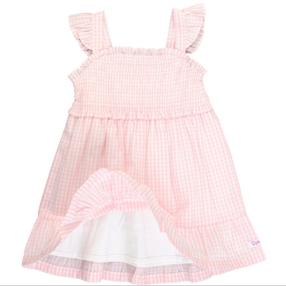 Ruffle Butts Pink Gingham Dress 12-18 months NEW WITH TAGS - Picture 11 of 11